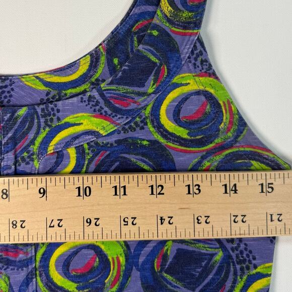 REI Active Dress Small Multicolor Swirl Print Travel Hiking Casual - Picture 5 of 8